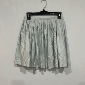 Blue 100% silk skirt